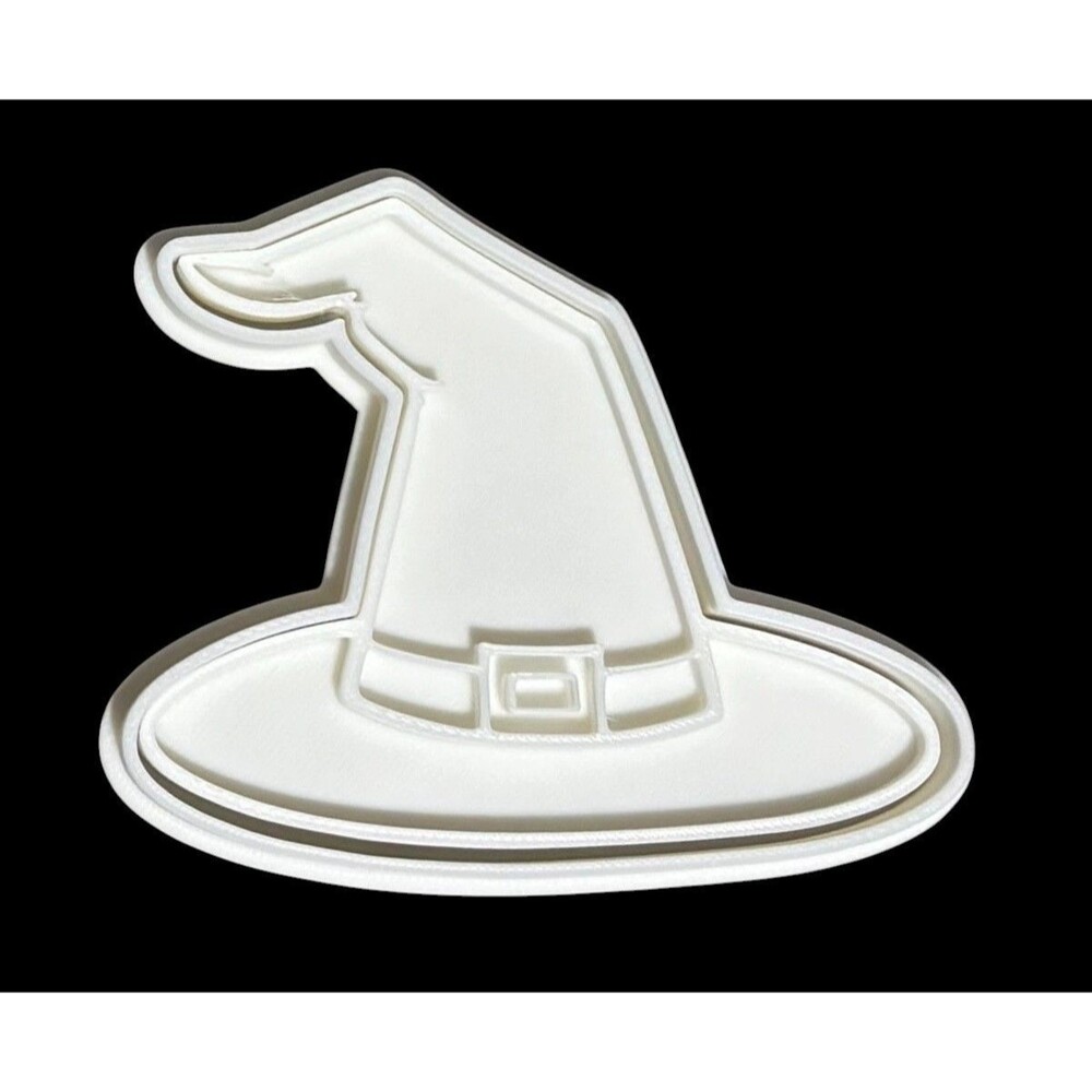 3D Printed Cookie Cutter - 3.75" Witch's Hat - #1055